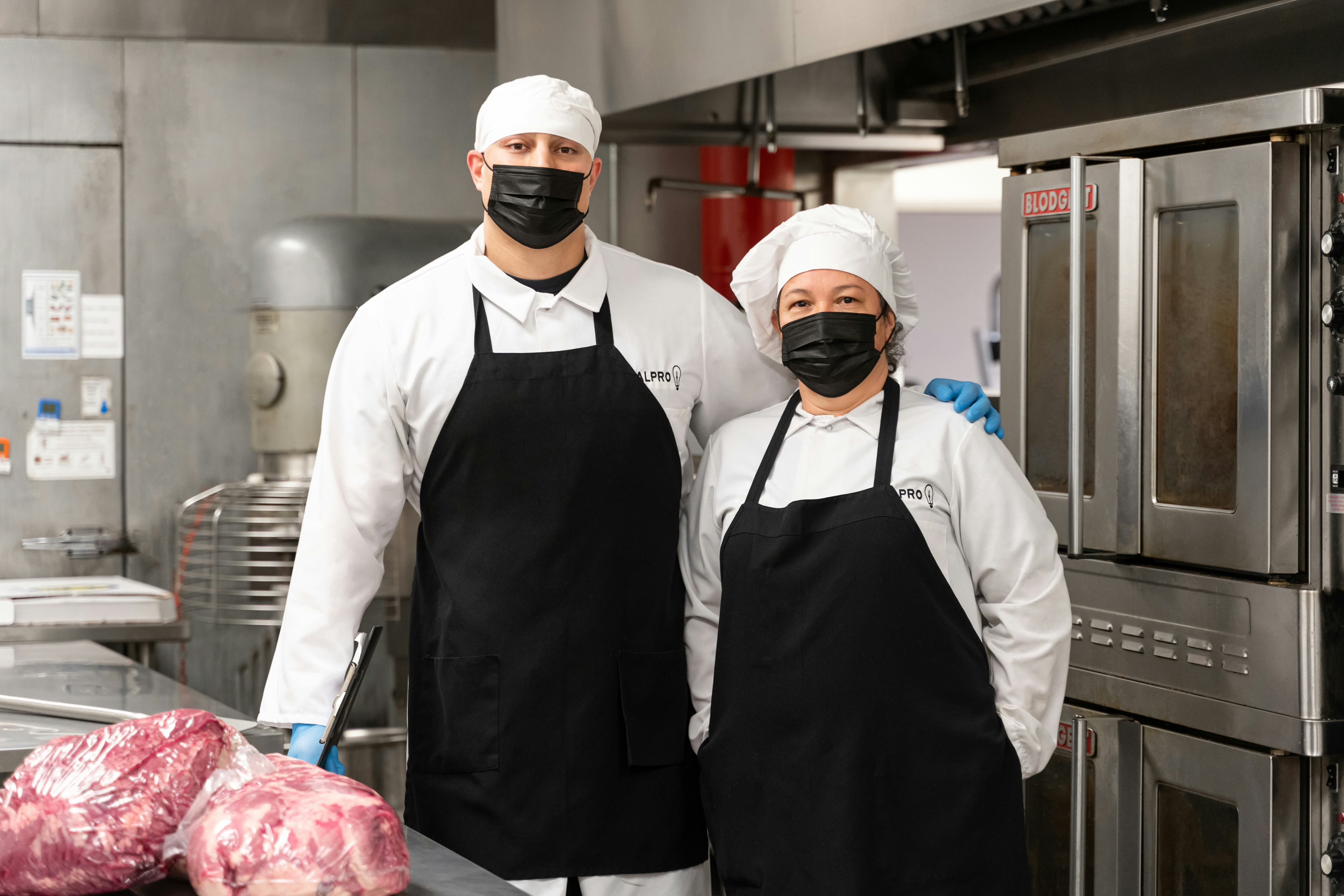 Chefs preparing food