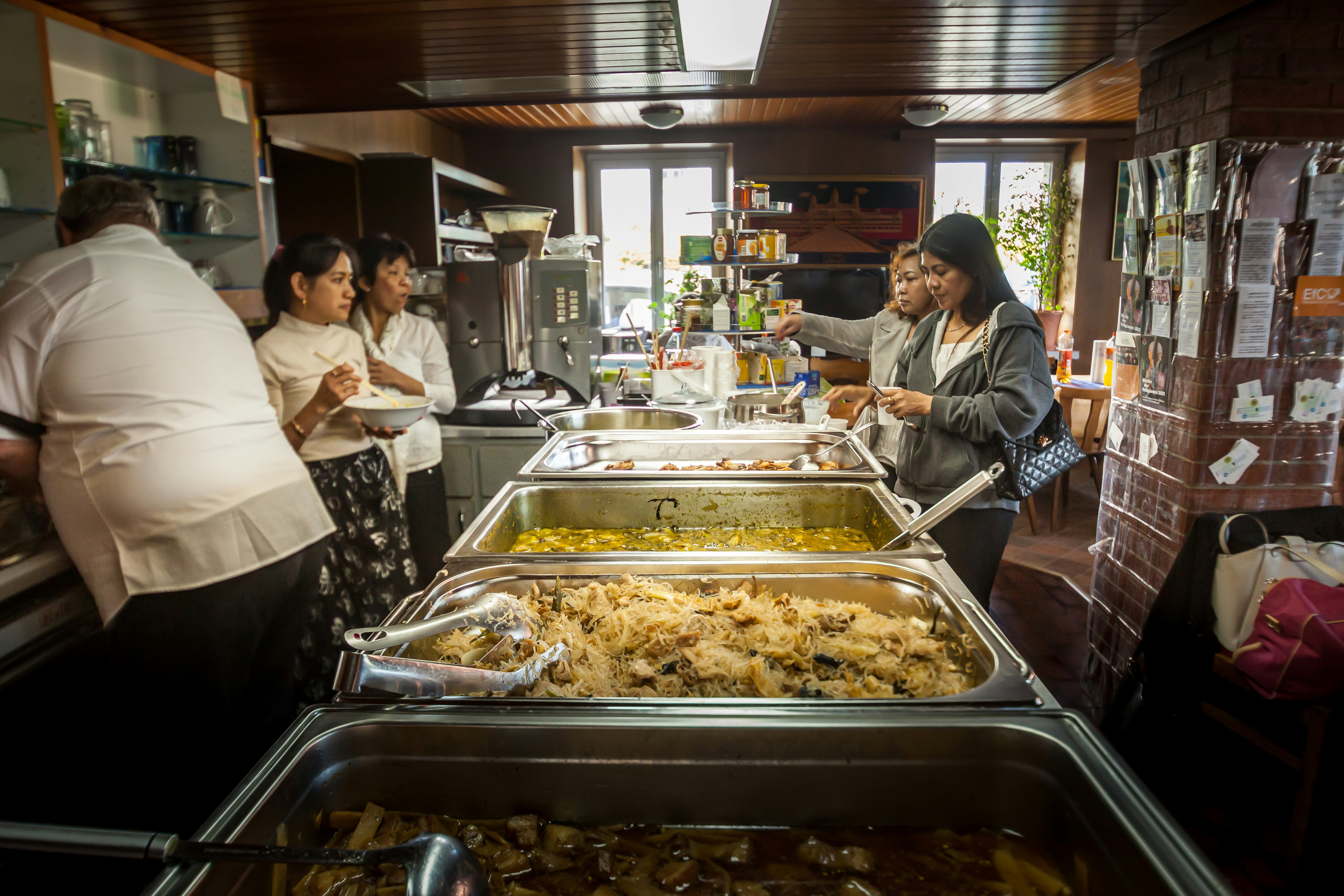 Community sharing food